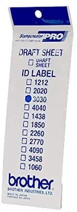 Brother ID3030 etiqueta de impresora Blanco