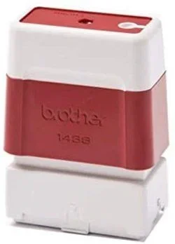 Brother montura de 14mmx38mm roja (pack 6)