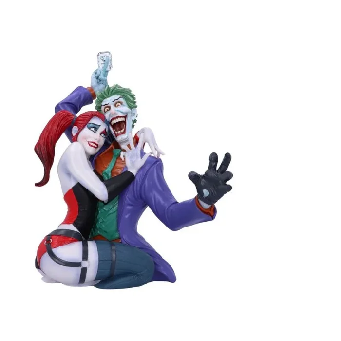 Busto dc comics joker y harley quinn