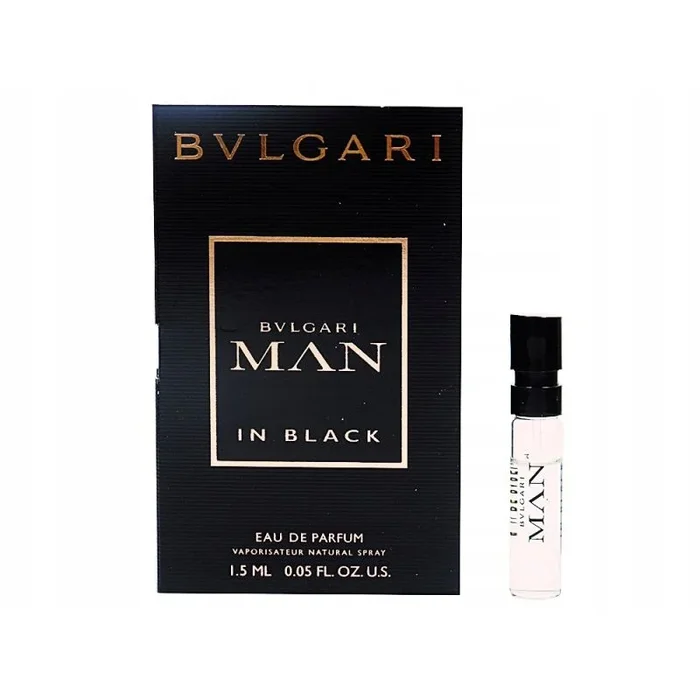 Bvlgari, man in black, eau de parfum, for men, 1.5 ml *vial