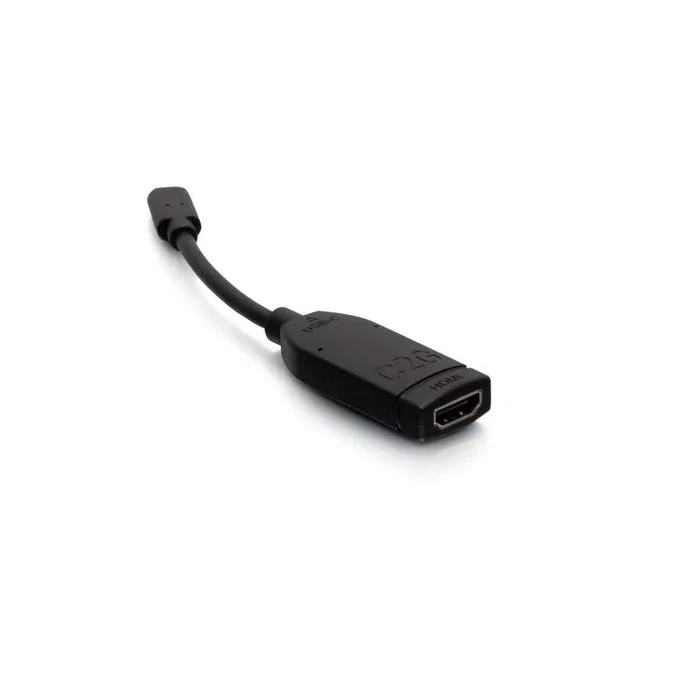 C2G Adaptador USB-C® a HDMI® – Ultra HD 4K 60Hz USB C a HDMI – Negro – C2G30035