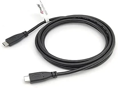 CABLE 2.0 USB-C MACHO USB-C MACHO 2M TRANSFERENCIA 480MBPS COLOR NEGRO