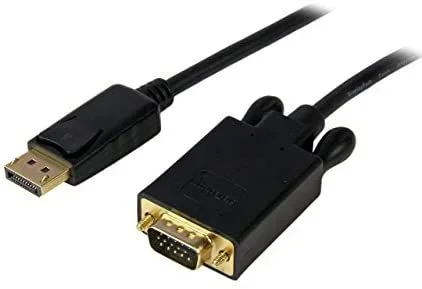 Cable 91cm de Vídeo Adaptador Conversor DisplayPort DP a VGA – Convertidor Activo – 1080p – Negro