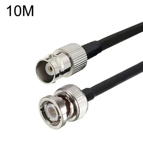 Cable Adaptador Coaxial BNC Hembra a BNC Macho RG58 Longitud 10 m
