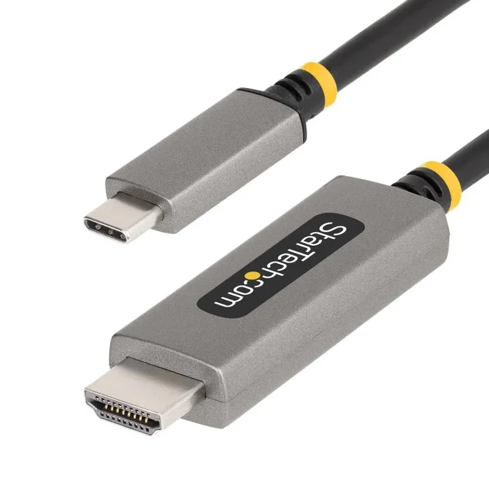 Cable Adaptador de 1m USB-C a HDMI – 8K 60Hz – 4K 144Hz – HDR10 – Cable Conversor de Vídeo USB tipo C a HDMI 2.1 – Modo Alt DP – Compatible con USB4/Thunderbolt 3/4