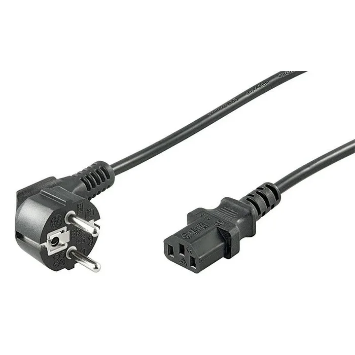 Cable Alimentacion IEC320-C13 A SCHUKO 2m NEGRO