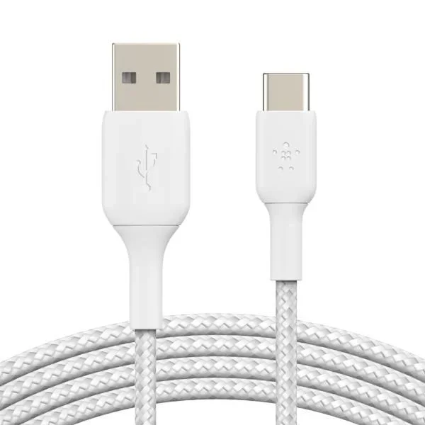 Cable belkin cab002bt2mwh usb-c a usb-a boost charge 2m blanco trenzado