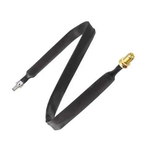 Cable Coaxial RF 20Cm SMA Hembra a CRC9 Macho Plano para Ventana