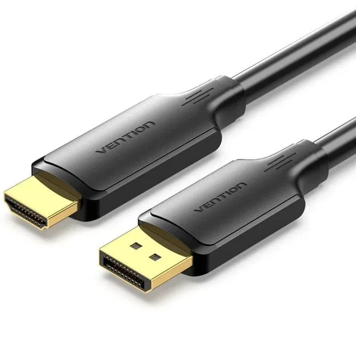 Cable conversor vention hfobf/ displayport macho – hdmi macho/ 1m/ negro