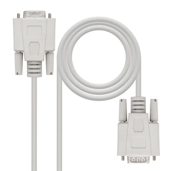 Cable D-Sub DB9 Hembra A DB9 Hembra Pin A Pin 1,8m