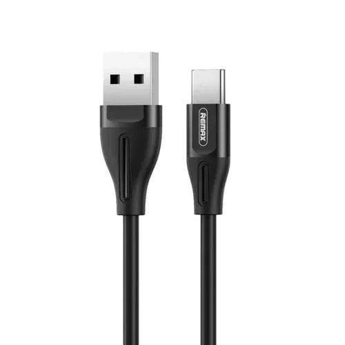 Cable Data Remax Rc-075A 1M 2.1A Usb A a Usb-C / Type-C (Negro)