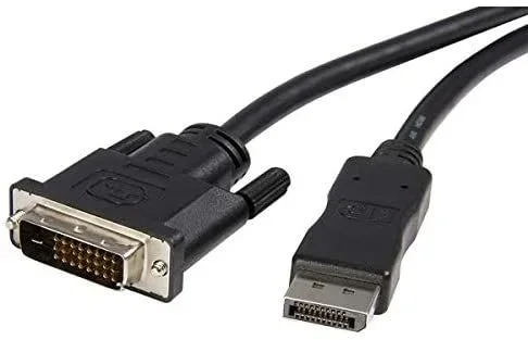 cable de 1,8m displayport a dvi – 1920×1200 – macho a macho – paquete de 10