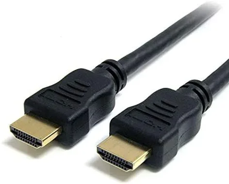 Cable de 1m HDMI – Cable HDMI de Alta Velocidad con Ethernet 4K – HDMI UHD 4K 30Hz – Ancho de Banda de 10,2Gbps – Cable de Vídeo HDMI 1.4 Macho a Macho 28AWG – HDCP 1.4 – Negro (HDMM1MHS)