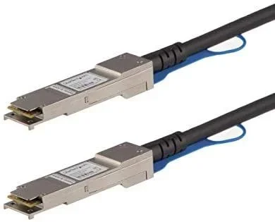 Cable de 3m Twinax Direct Attach QSFP+ a QSFP+ 40G Compatible con Juniper QFX-QSFP-DAC-3M – DAC de Cobre QSFP+ 40 GbE – DAC Módulo Transceptor Pasivo de Bajo Poder 40 Gbps