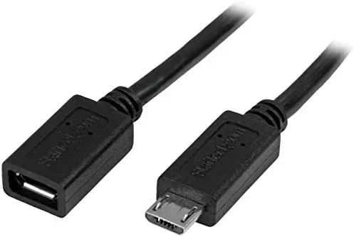 Cable de 50cm Micro USB de Extensión – Macho a Hembra