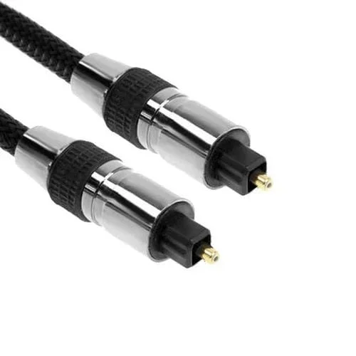 Cable de Audio Óptico Trenzado Diámetro Exterior 5,0 mm Longitud 2 m