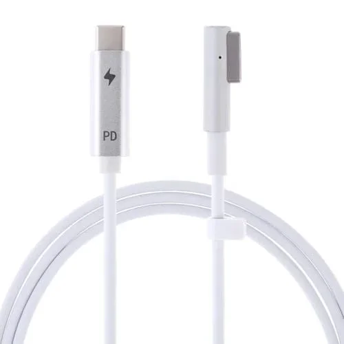 Cable De Carga Magsafe 1 45 W 60 W 65 W 5 Clavijas Forma De L A Usb-C Pd (Blanco)