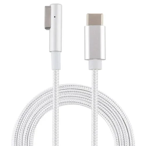 Cable de carga Magsafe 1 5 Pines (En Forma de L) a USB-C PD 45 W 60 W 65 W 85 W (Blanco)