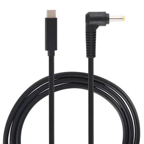 Cable de Carga para Computadora Portátil USB-C / Type-C a 4.0 x 1.7 mm, Cable de 1.5 m