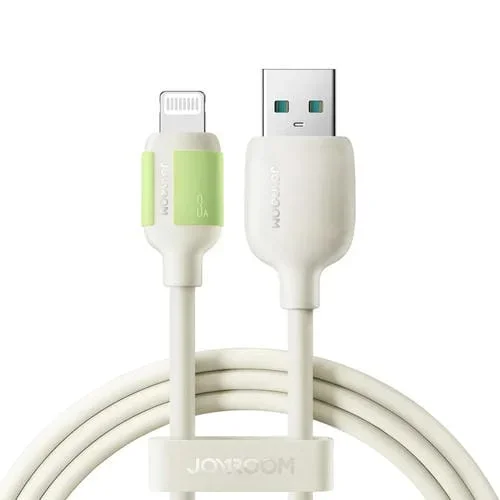 Cable de datos carga rápida Joyroom S-A53 USB a 8 Pines 3 A 2 m (Beige)