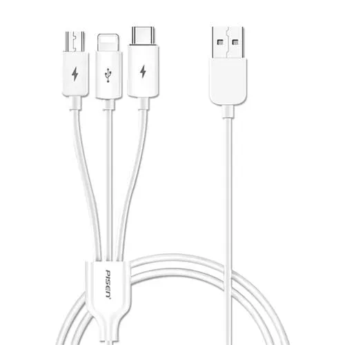 Cable de Datos Pinsheng 3A 3 en 1 1,2 m