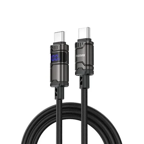 Cable de Datos Remax C01-Cc Tipo C a Tipo C 100 W 1,2 m (Negro)