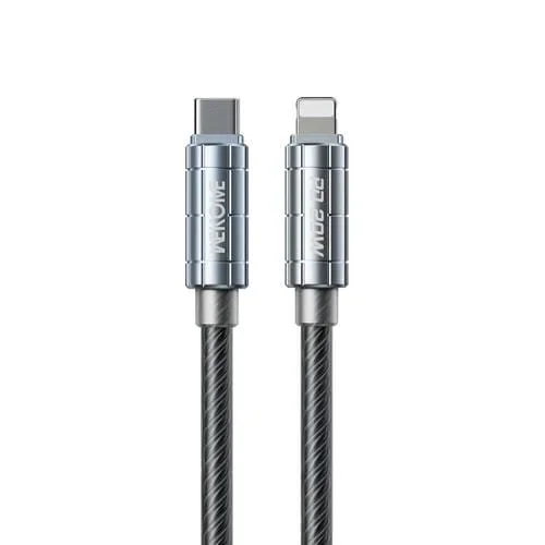 Cable de datos Wk Wdc-205 Pd 20W Usb-C/Type-C 8 Pines 1 m (Negro)
