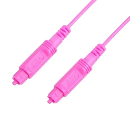 Cable de Fibra Óptica de Audio Digital EMK OD2.2MM 20M Cable de Equilibrio de Altavoz de Plástico (Rosa)