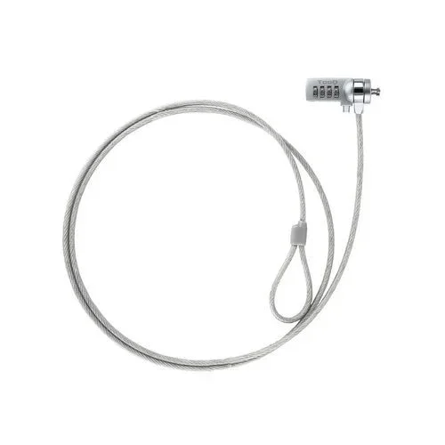 Cable de seguridad con combinacion para portatiles 1.5m tooq