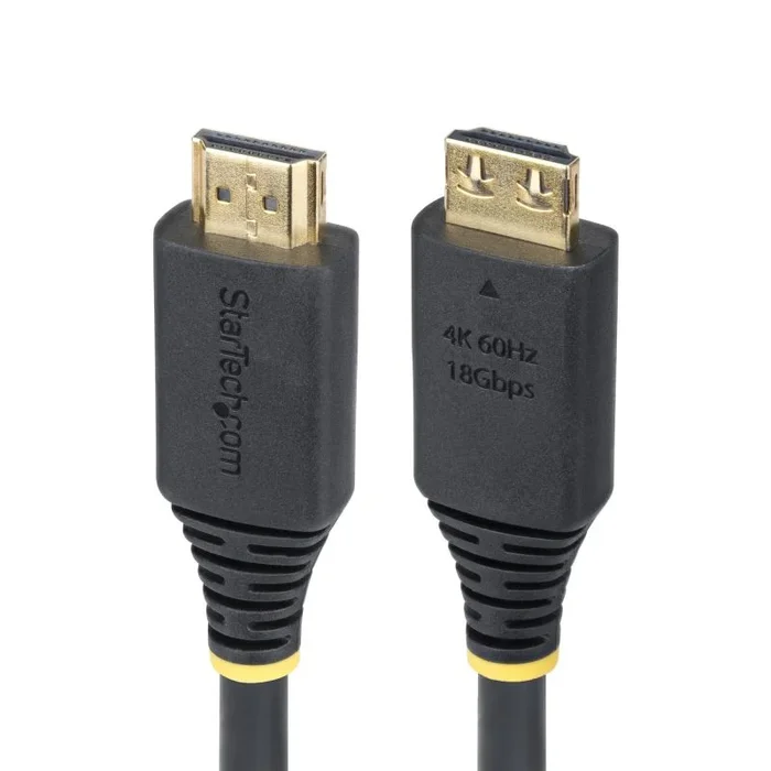 Cable HDMI de Alta Velocidad de 0,9m con Conectores con Agarre – 4K 60Hz/1440p 144Hz – HDR10/HDCP 2.2/ARC – 18Gbps – Cable HDMI 2.0 – Recubrimiento de TPE