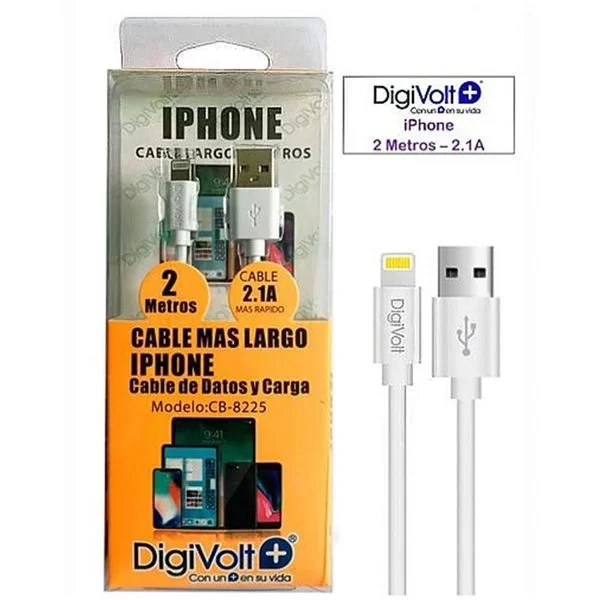 Cable iphone largo 2 metros 3.0a cb-8225