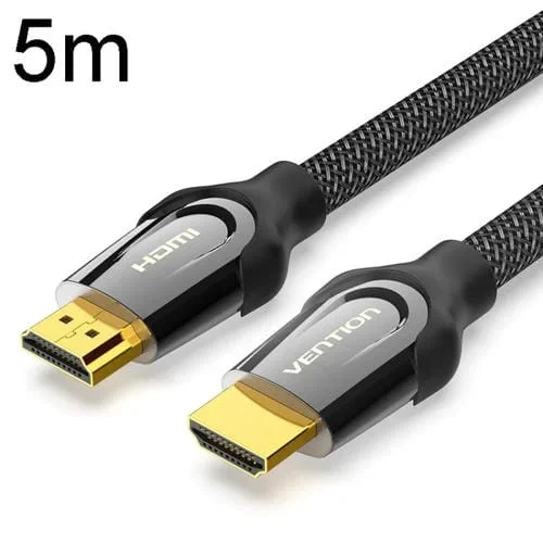Cable Redondo Vention HDMI 5M para Transmisión de Señal de Monitor de Computadora