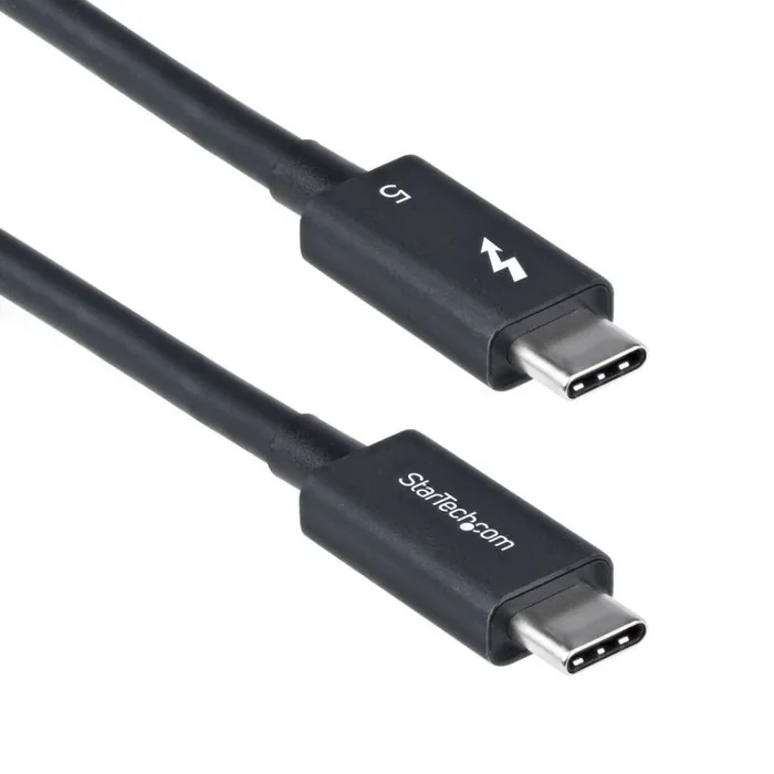 Cable Thunderbolt 5 de 3m – 80Gbps hasta 120Gbps – PD 240W – 8K 60Hz – Cable Certificado – Compatible con Thunderbolt 4/USB4/USB-C