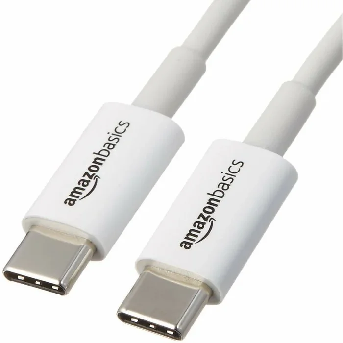 Cable usb c amazon basics blanco (reacondicionado a+)