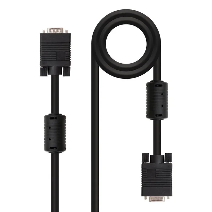 Cable VGA Monitor Macho-Hembra Ferrita 10m