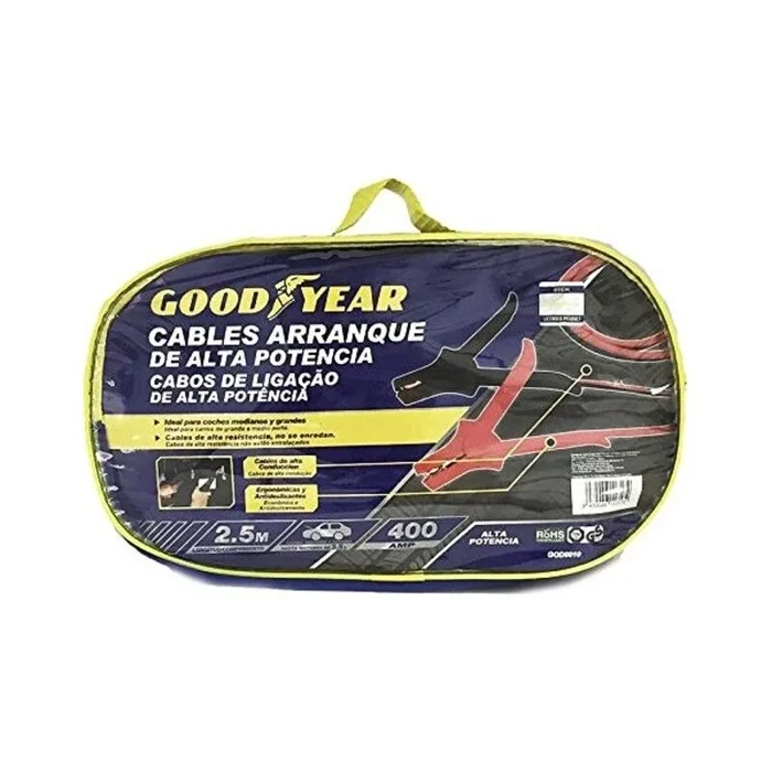 Cables de arranque goodyear cs6 400a aluminio (2,5 m)