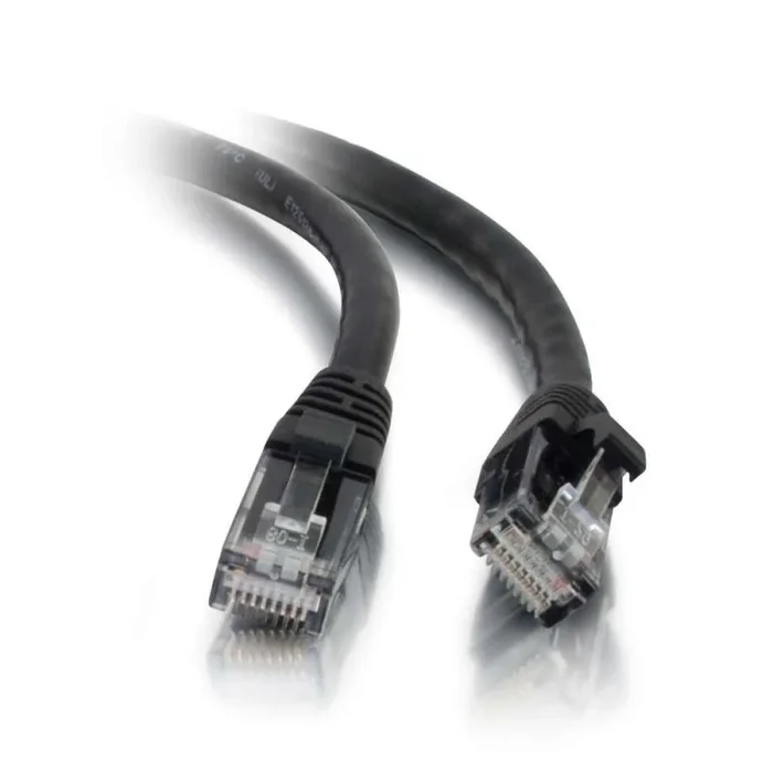 Cables To Go Enhanced Cat5E 350Mhz Snagless Patch Cable – Cable De Interconexión – Rj-45 (M) – Rj-45 (M) – 1 M – (Cat 5E) – Moldeado, Trenzado, Sin Enganche, Forrado – Negro
