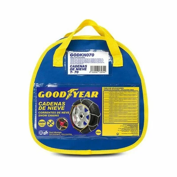 Cadenas de nieve de coche goodyear t-70