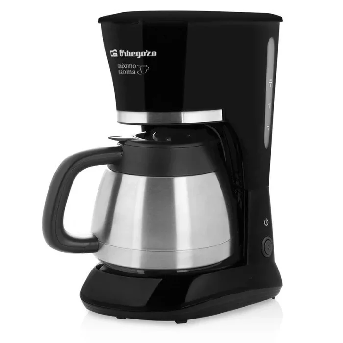 Cafetera de goteo orbegozo cg 5012/ 10-12 tazas/ negra