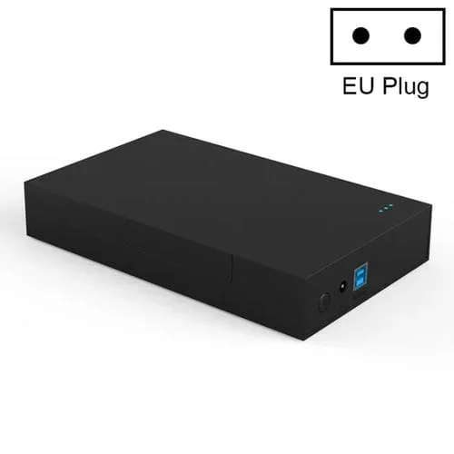 Caja de Disco Duro Externo Blueendless 2.5 / 3.5 Pulgadas SSD USB 3.0 para PC Computadora (Enchufe de la UE)