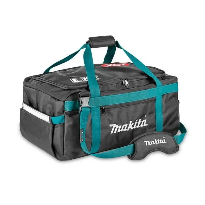 Caja de herramientas Makita E-11782, organizador de almacenamiento resistente, ideal para profesionales, estructura robusta y amplia capacidad, color negro