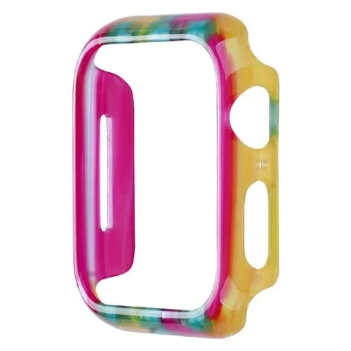 Caja de Reloj de PC de Resina para Apple Watch Series 8 / 7 45mm (Arco Iris)