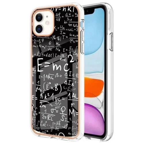 Caja de Teléfono para iPhone 11 Imd Doble Cara Mármol Galvanoplastia (Ecuación)