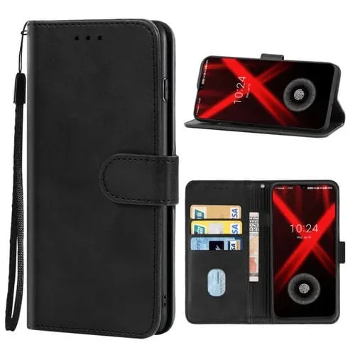 Caja del Teléfono de Cuero para Umidigi X (Negro)