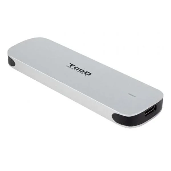 Caja externa tooq tqe-2202s para m.2 ngff usb 3.1 gen1 plata