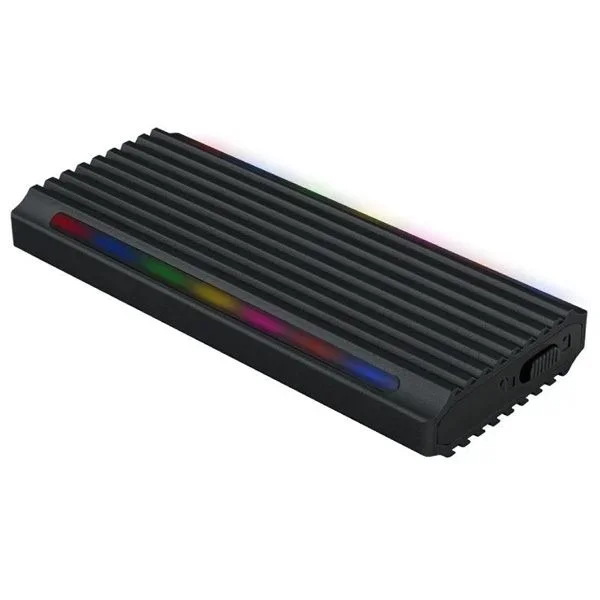 Caja externa tooq tqe-2222b para m.2 ngff/nvme usb 3.1 gen2 usb-c negro