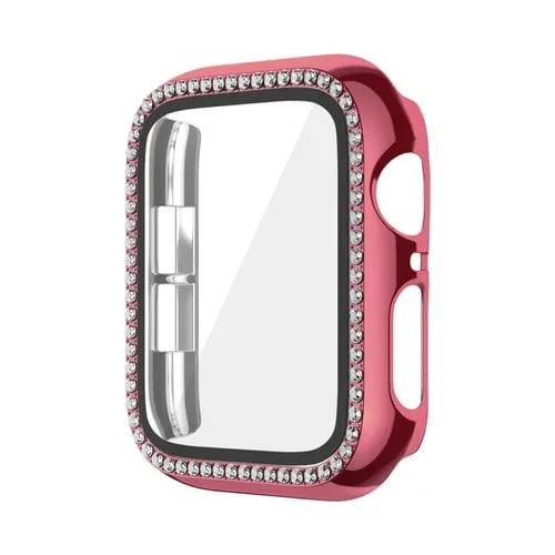 Caja para Apple Watch Series 6/5/4/SE 40mm con Película PC (Rosa)