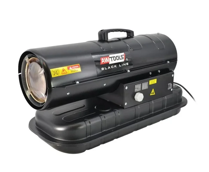 Calefactor a aceite Awtools, modelo 20kW, ideal para calefacción eficiente en espacios grandes, alta potencia, rendimiento confiable, perfecto para ambientes industriales y comerciales.