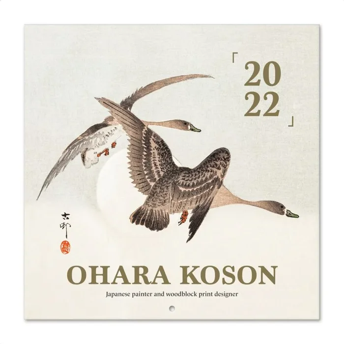 Calendario 2022 30×30 ohara koson