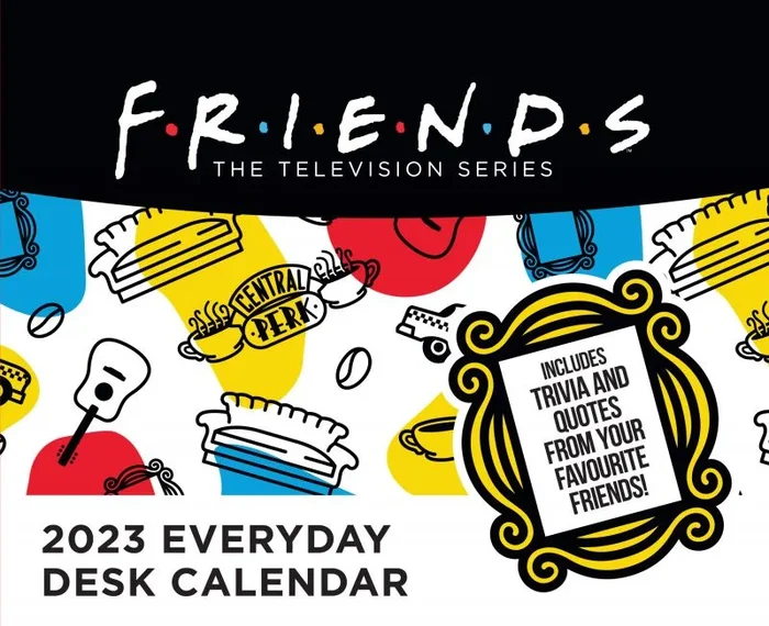 Calendario de escritorio dia pagina 2023 friends